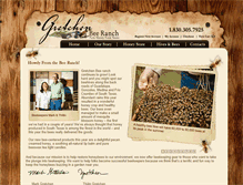 Tablet Screenshot of gretchenbeeranch.com
